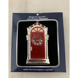 Regent Square First Christmas In Our New Home Ornament W/ Fine European Crystals